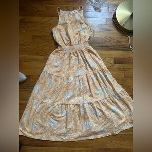 BRAND NWT Floral Peach Maxi Dress from Market & Spruce